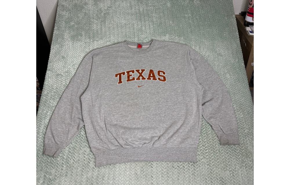 Nike Texas Longhorns Grey Crewneck Sweatshirt